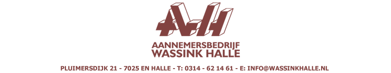 Aannemersbedrijf Wassink Halle
